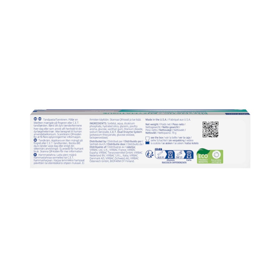 Virbac C.E.T Pasta Dent&iacute;frica Enzim&aacute;tica para perros, , large Imagen numero 2